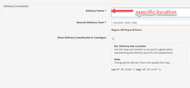 Delivery point done
